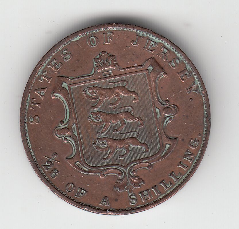 MONNAIE 126 OF A SHILLING STATE OF JERSEY 1851 VICTORIA 401086226889