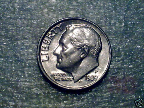 ONE DIME USA 1989 P 110613328429