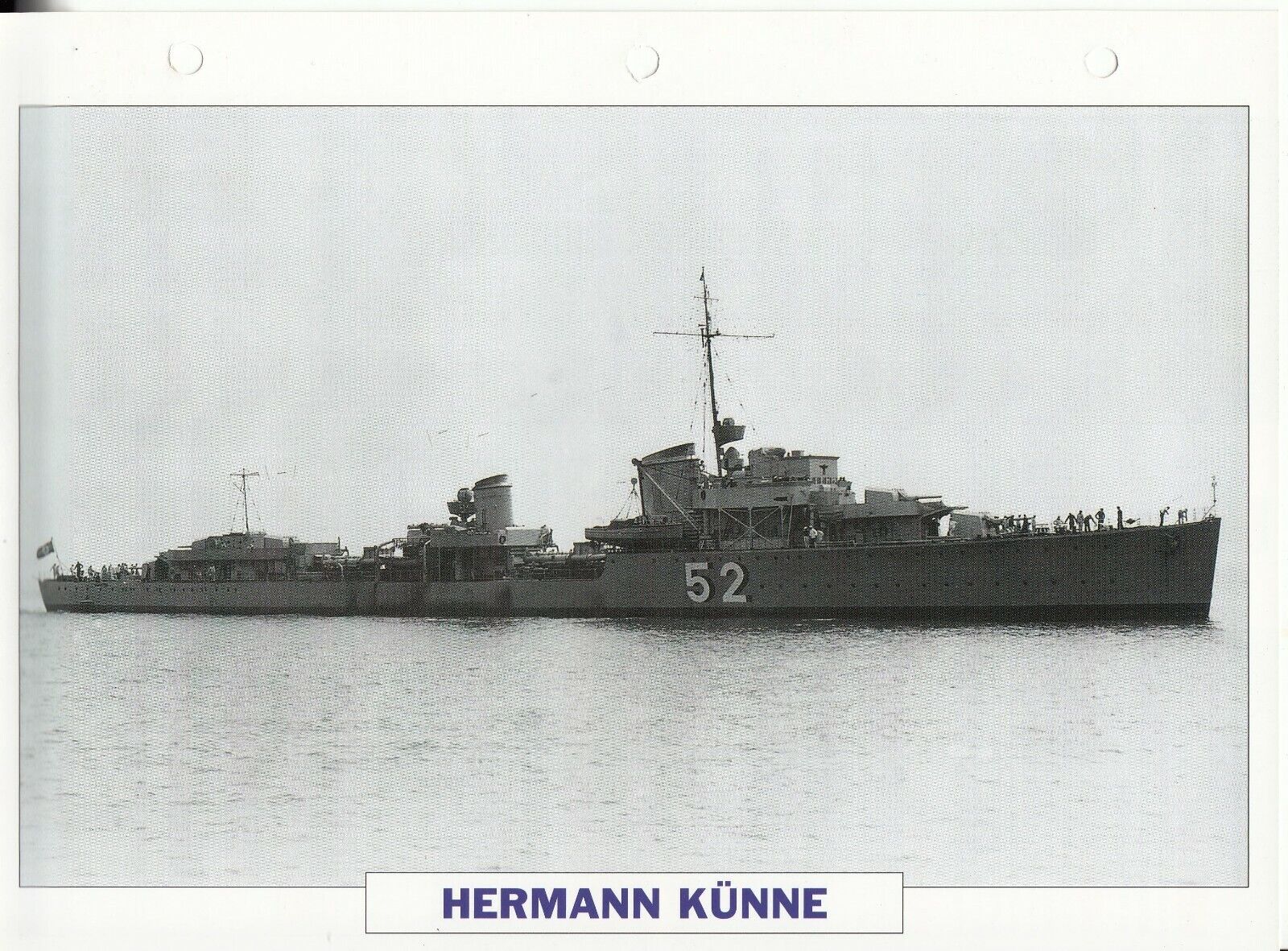 PHOTO BATEAU MILITAIRE CONTRE TORPILLEUR HERMANN KUNNE ALLEMAGNE 1937 401767232889