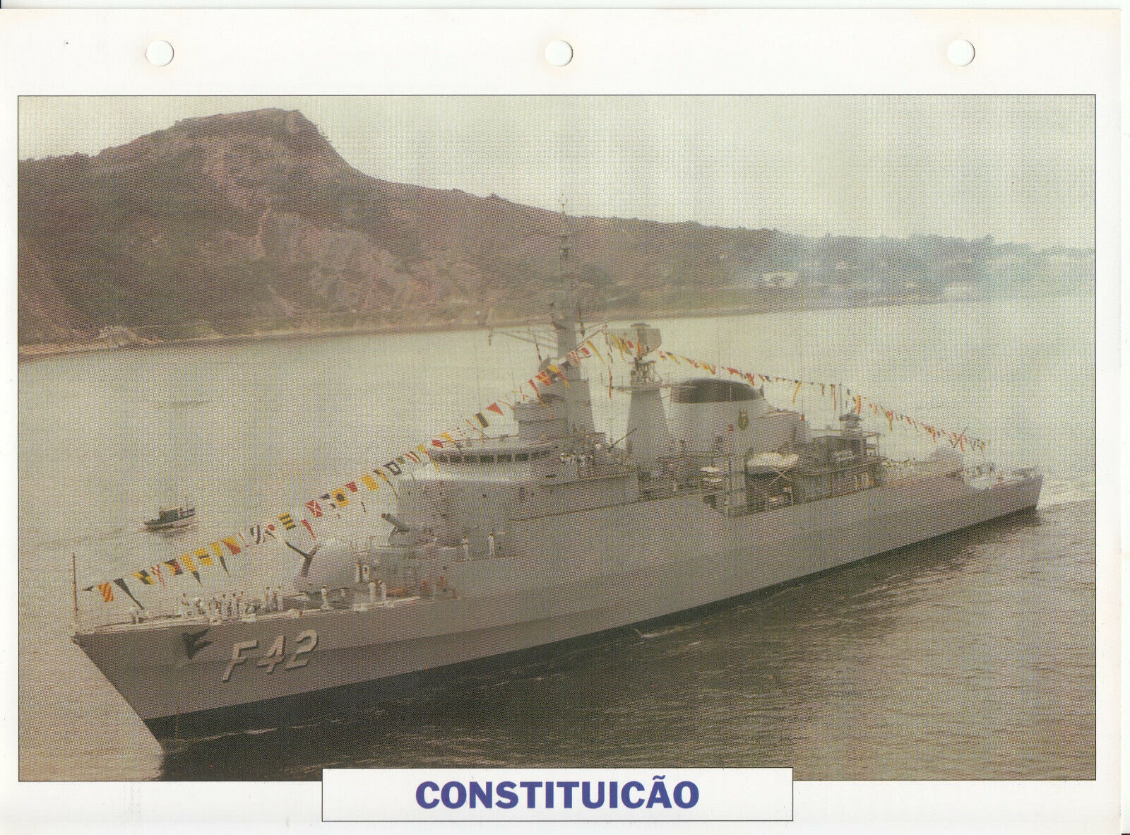 PHOTO BATEAU MILITAIRE FREGATE CONSTITUICAO BRESIL 1976 401771439339