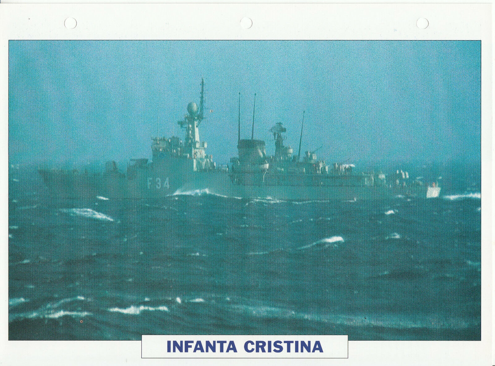 PHOTO BATEAU MILITAIRE FREGATE INFANTA CHRISTINA ESPAGNE 1977 401771439329