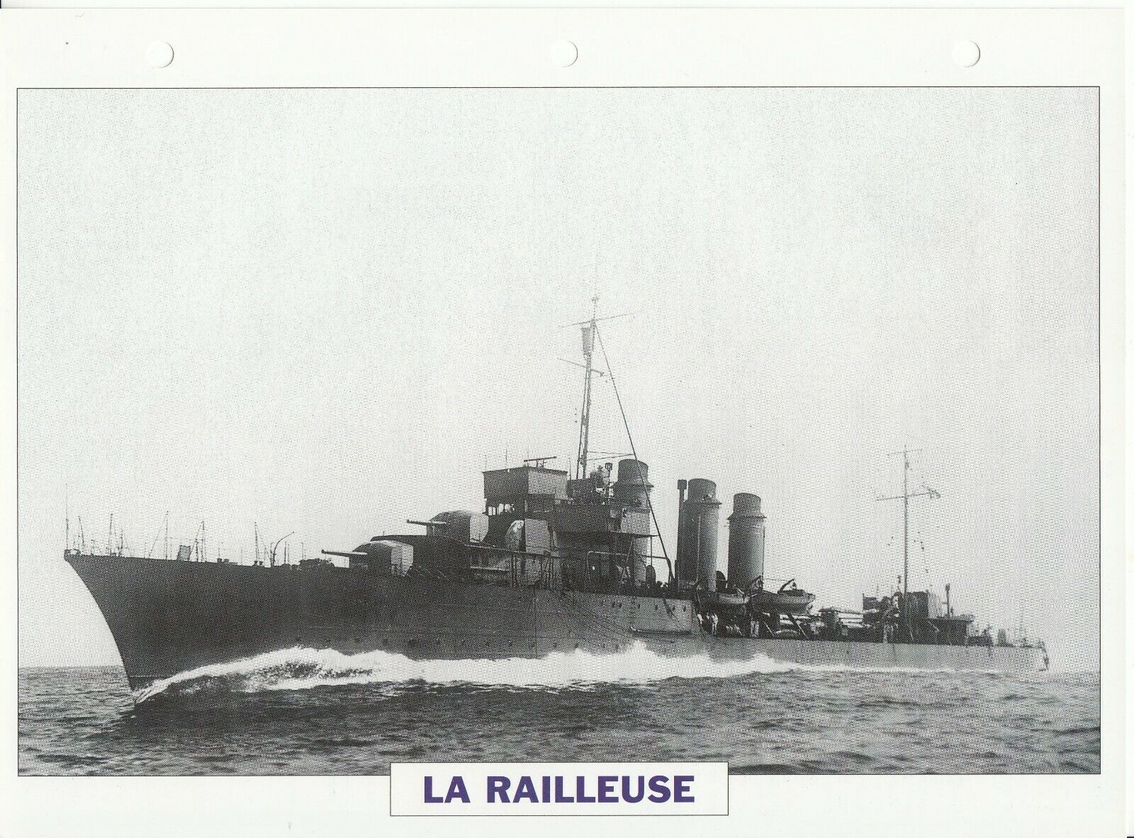 PHOTO BATEAU MILITAIRE TORPILLEUR LA RAILLEUSE FRANCE 1926 401767232899