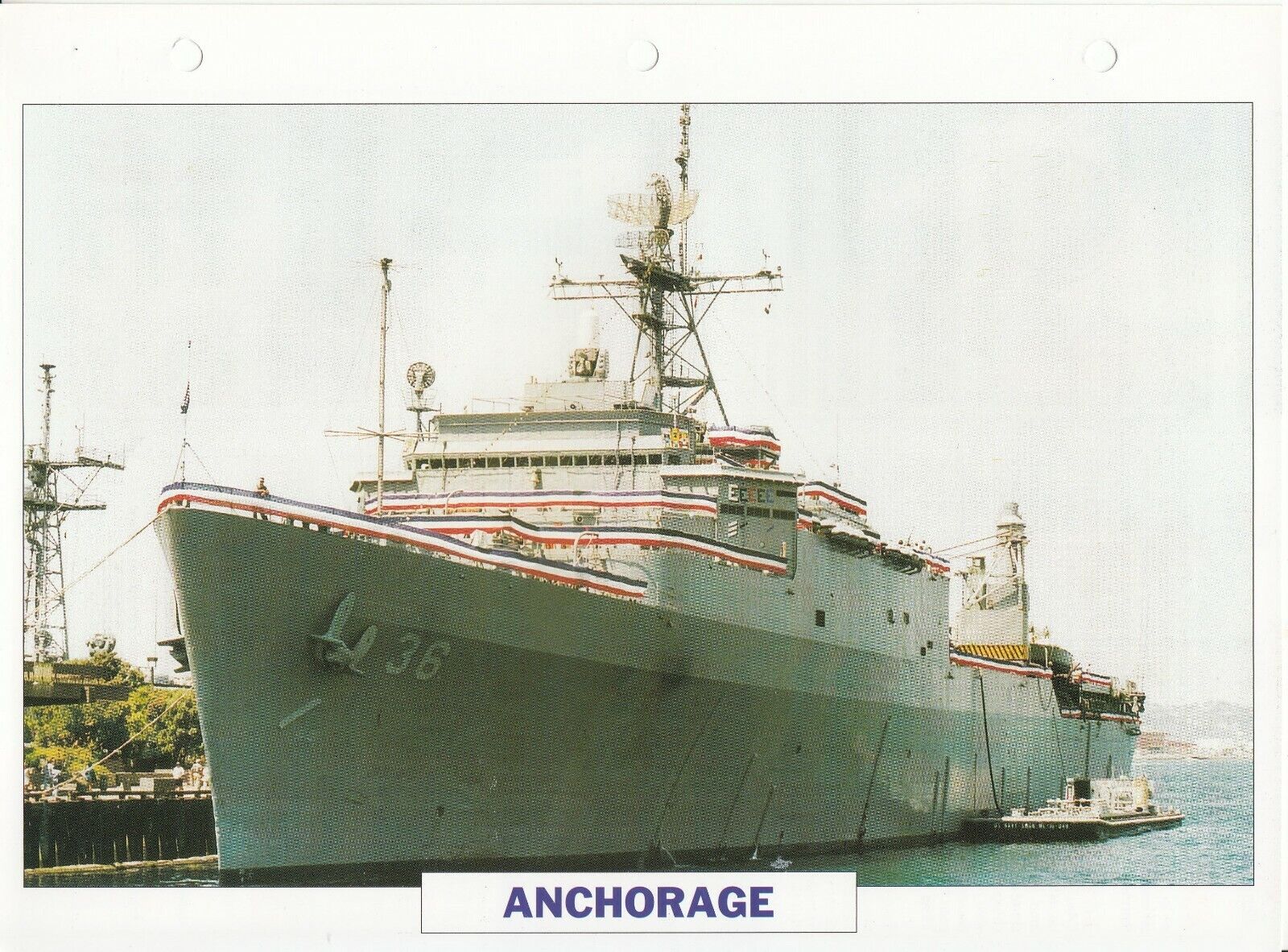 PHOTO BATEAU MILITAIRE TRANSPORT DE CHALANDS DEBARQUEMENT ANCHORAGE USA 1968 401767842379