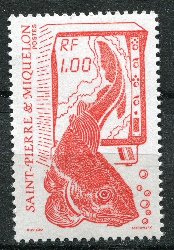 SAINT PIERRE ET MIQUELON TIMBRE NEUF N 472 LA PECHE 400801981369