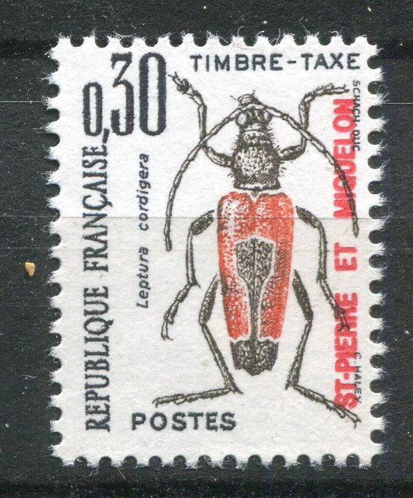 SAINT PIERRE ET MIQUELON TIMBRE TAXE NEUF N 84 INSECTE 400801984329