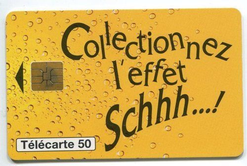 TELECARTE 50 COLLECTONNEZ L EFFET SCHHH SCHWEPPES 110620813719