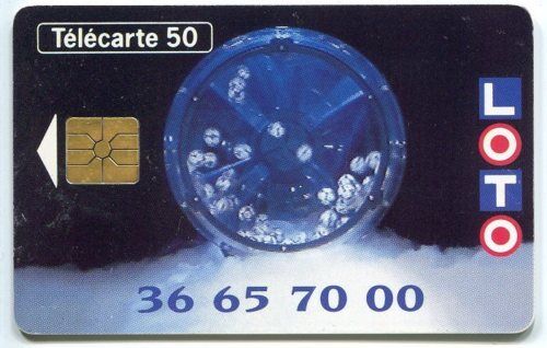 TELECARTE 50 LOTO 120656542229