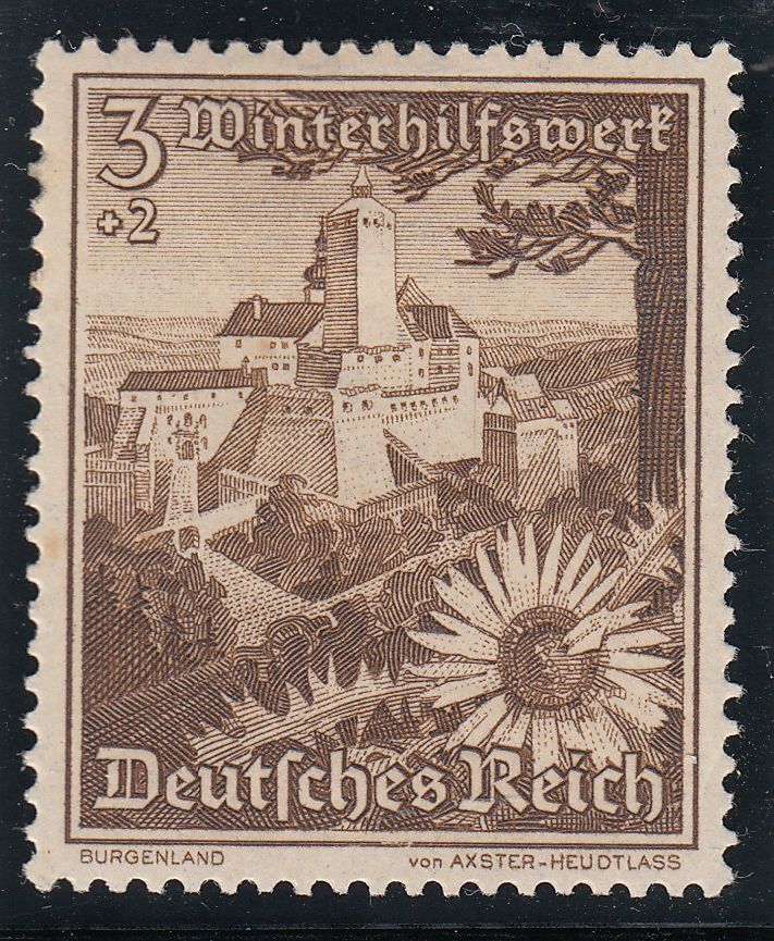 TIMBRE ALLEMAGNE NEUF CHARNIERE N 616 CHATEAU DE FORCH TENSTEIN ET CHARDON 401180082529