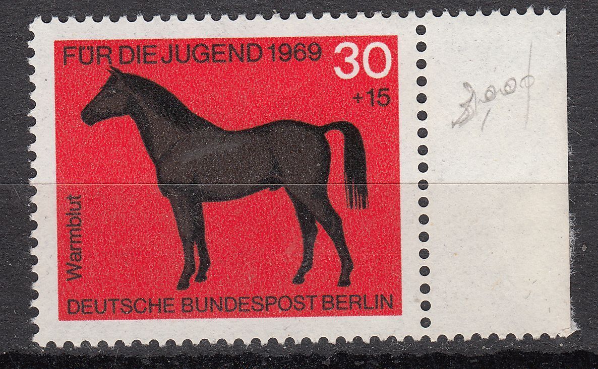 TIMBRE ALLEMAGNE NEUF N 303 CHEVAL 122313572289