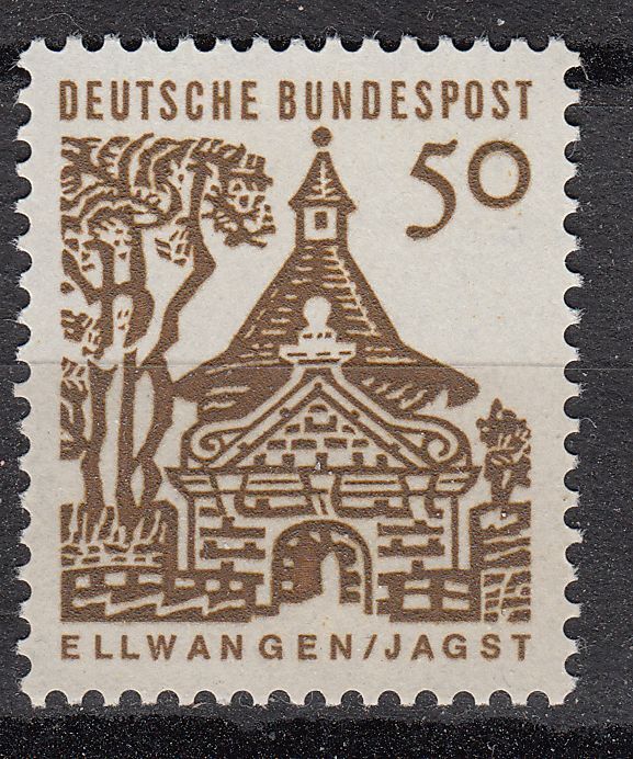 TIMBRE ALLEMAGNE NEUF N 326 PORTAIL DE CHATEAU A ELLWANGEN JAGST 122295565199