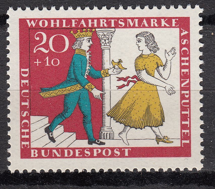 TIMBRE ALLEMAGNE NEUF N 354 SCENE DE CENDRILLON 401253046689