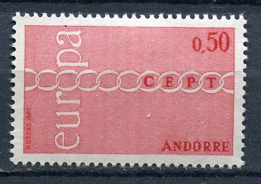 TIMBRE ANDORRE FRANCE NEUF N° 212 * EUROPA