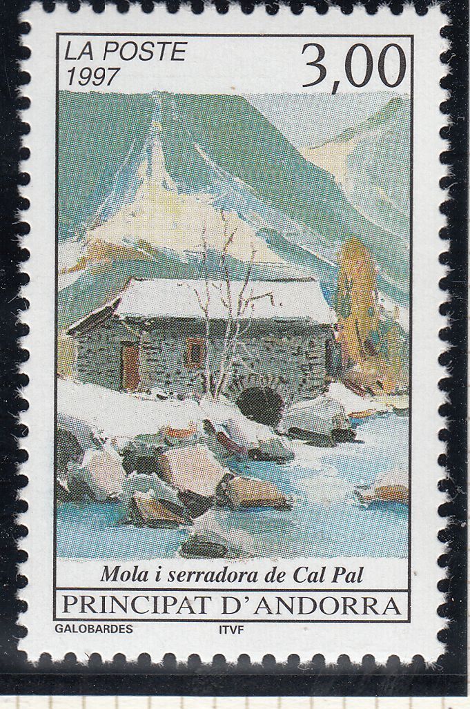 TIMBRE ANDORRE FRANCE NEUF N 489 MOULIN DU CAP PAL 122275640989