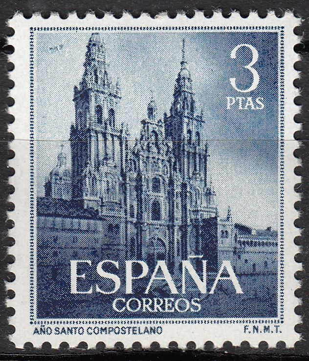 TIMBRE ESPAGNE NEUF N 842 CATHEDRALE SAINT JACQUES 401049900199