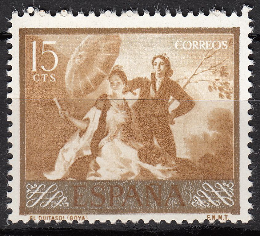 TIMBRE ESPAGNE NEUF N 901 L OMBRELLE 121844204639