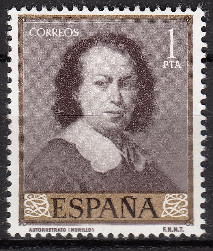 TIMBRE ESPAGNE NEUF N 960 AUTOPORTRAIT OEUVRE DE MURILLO 401050717389