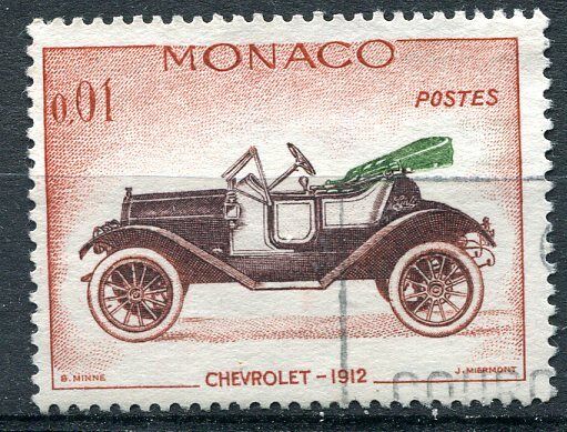 TIMBRE MONACO N 557 CHEVROLET 1912 400690622329