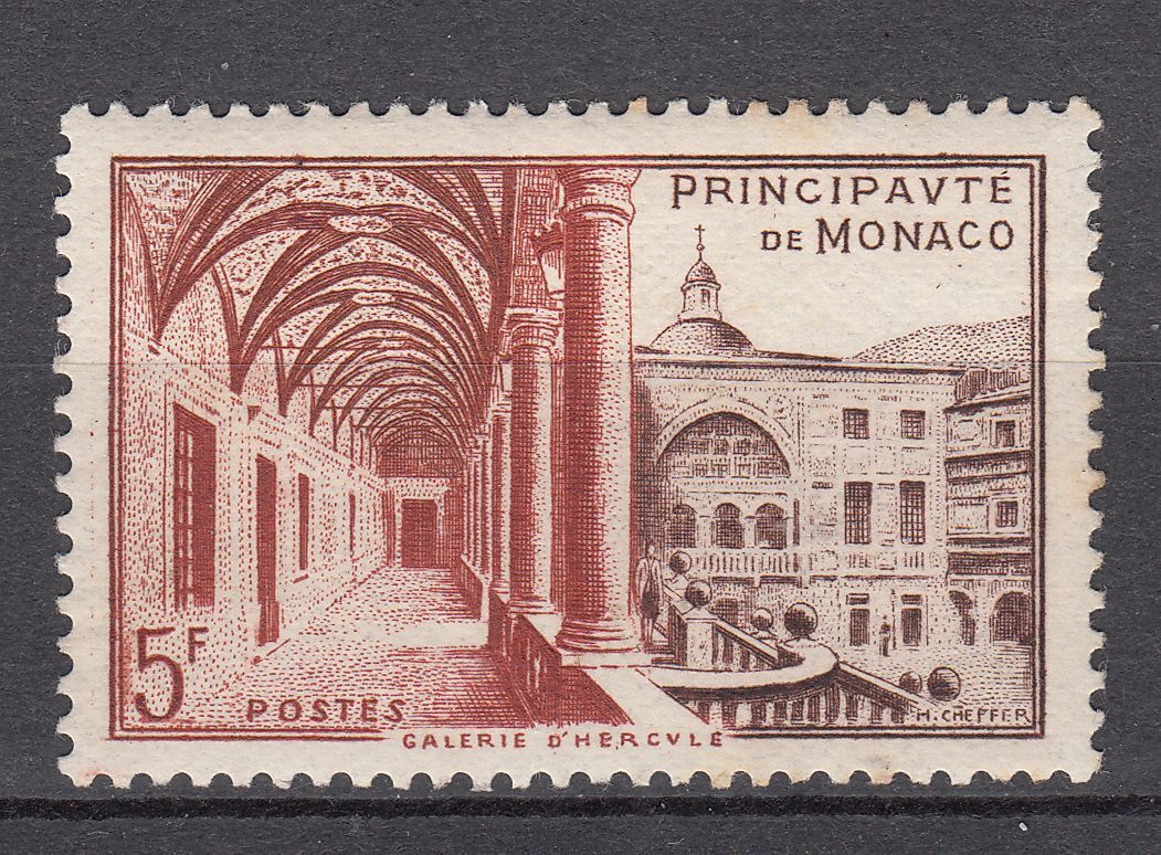 TIMBRE MONACO NEUF N 383 MUSEE POSTAL GALERIE D HERCULE 123477351859