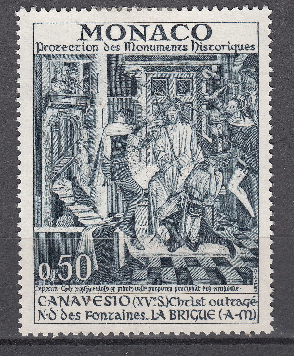 TIMBRE MONACO NEUF N 906 MONUMENTS HISTORIQUE LE CHRIST OUTRAGE 401588792059