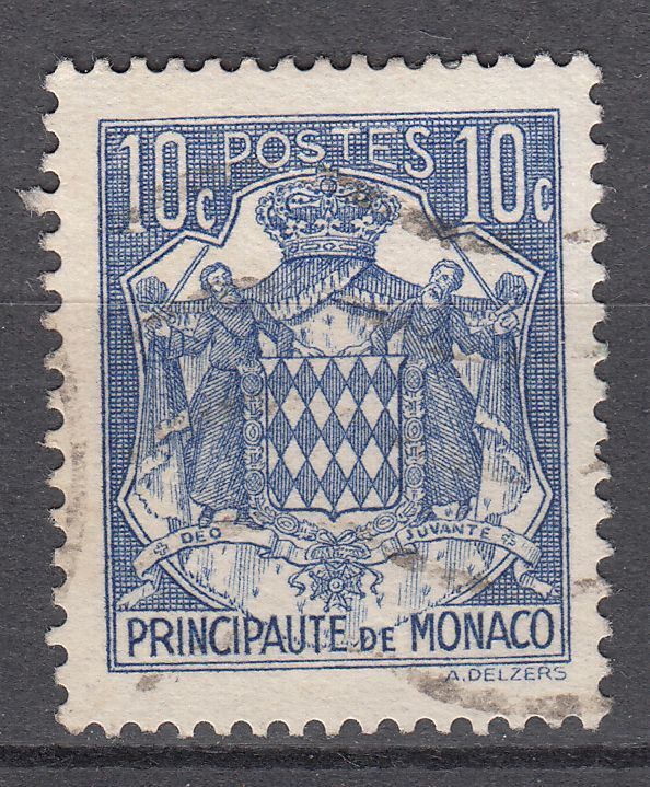 TIMBRE MONACO OBL N 158 ARMOIRIES 123404120489