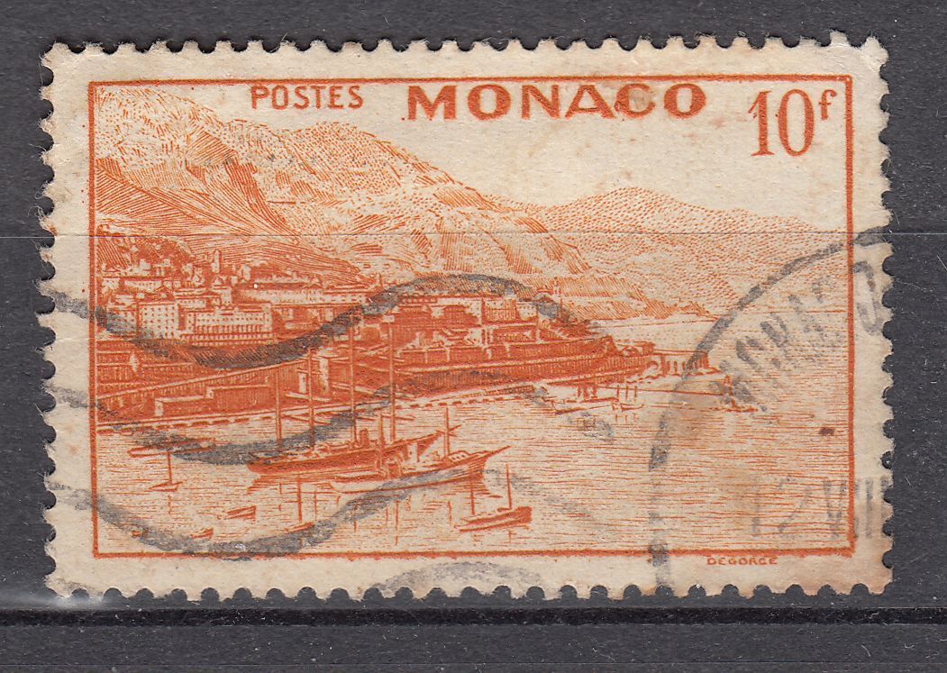 TIMBRE MONACO OBL N 311 A RADE ET VUE DE MONTE CARLO 123453402449