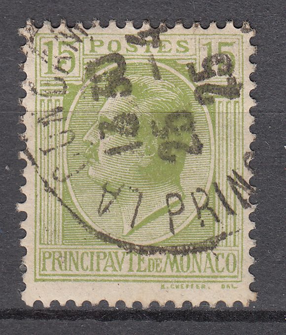 TIMBRE MONACO OBL N 77 PRINCE LOUIS II 123364196159