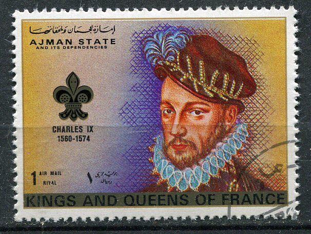 TIMBRE ROI DE FRANCE CHARLES IX 121289431689