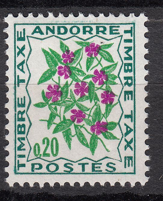 TIMBRE TAXE ANDORRE FRANCE NEUF N 49 FLEURS DES CHAMPS 122270366199